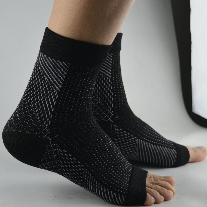Amazon Sports Yoga Ankle Elastic Compression Socks Fitness Nursing Ankle Plantar Fascia Socks Nylon Pressure Foot Cover