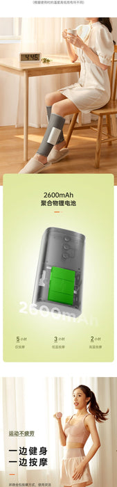 Leg massager calf air wave massager home foot remedy for varicose vein pain physiotherapy air pressure kneading for the elderly