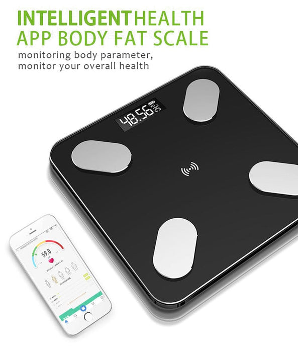 The new smart bluetooth electronic scale is issued on behalf of the weight scale home APP human health weighing body fat measurement cross-border
