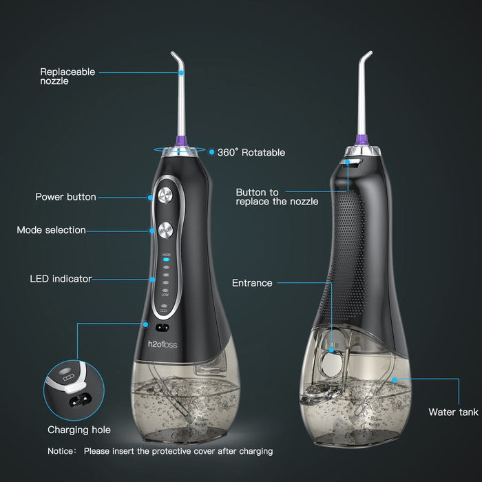 h2ofloss water flosser oral irrigator hot on amazon