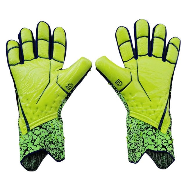 Goalie Gloves Latex Soccer Goalie Goalkeeper Gloves Anti-slip Thicken Football Glove Finger Protection Gloves Soccer Equipment
