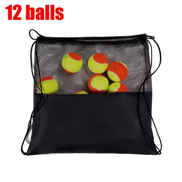 CAMEVIN Original Beach Tennis Balls 50% Pressure With Mesh Shoulder Bag -6, 12, 24, 36 Pack Sizes