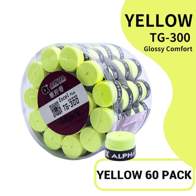 ALPHA Padel Grip Tennis Badminton Racket Overgrip 1050mm Anti-Slip Sweat-absorbent Dry Sticky Bike Fishing Rod Grip Tape 60Pcs