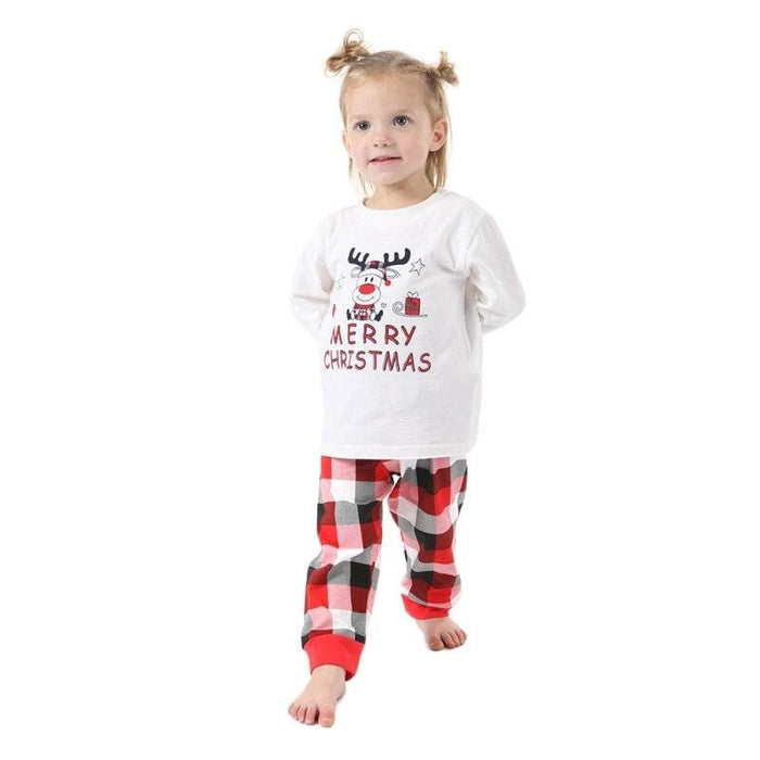 Family Christmas Matching Pajamas Set 2020 Xmas Pyjamas Nightwear Baby Romper Sleepwear Nightwear Mother Daughter Clothes Outfit