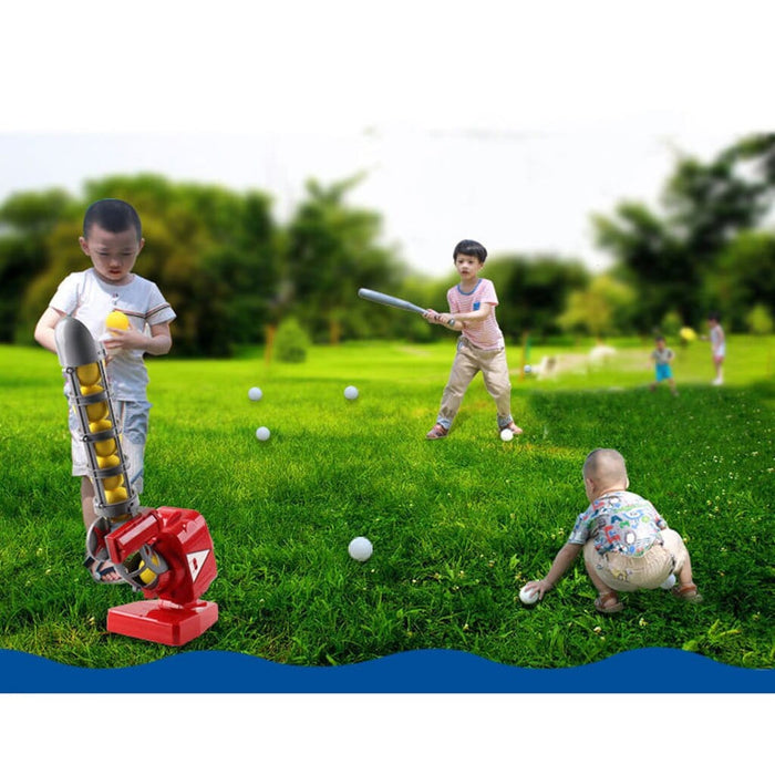 Battery Operated Baseball Pitching Machine Professional For Children Outdoor Activity Baseball Pitching Machine Tennis Training