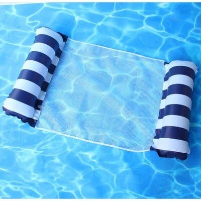 PVC Summer Inflatable Foldable Floating Row Swimming Pool Water Hammock Air Mattresses Bed Beach Water Sports Lounger Chair