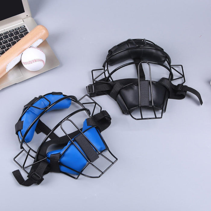 Sports Softball Face Guard Adjustable Baseball Protective Gear Lightweight Alloy Baseball Accessories 31cmx7cm