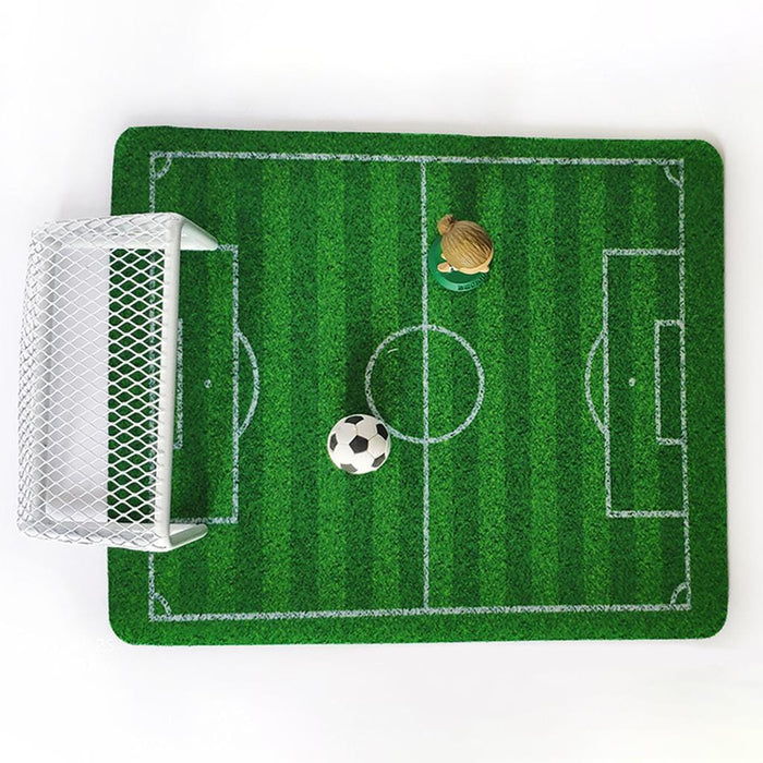 Funny Mini Soccer Goal Kids Game Toy Football Gate DIY Birthday Cake Decoration Model  Toys Accessories