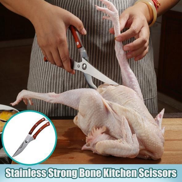 Pro Cut Stainless Steel Strong Bone Kitchen Scissors