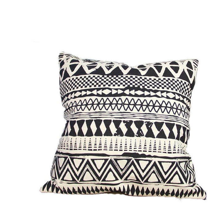 2020 New Arrivals Luxury PU Leather Pillow Cover, Printed Moroccan Style Cotton Cushion Cover for Automobile and Sofa