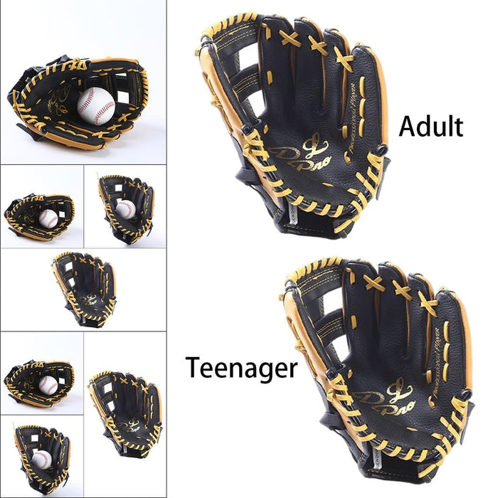 Baseball Glove Mitt Comfortable Soft for Left Hand Teeball Training Ready to Play Sports Outfield Adult Teens
