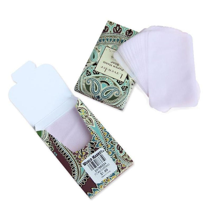 25pcs Travel Soap Paper Portable Outdoor Washing Hand Bath Clean Scented Slice Sheets Mini Paper Soap Random Disposable Soap