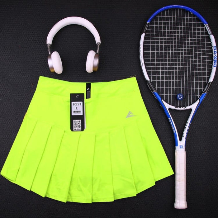 New Girls Tennis Skirts with Safety Shorts , Quick Dry Women Badminton Skirt , Female Tennis Skorts , Girl Sport Running Shorts