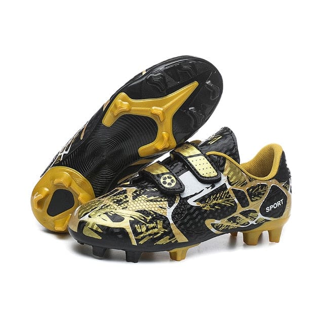 Soccer Shoes Kids  TF/FG School Football Boots Boys Girls Students Cleats Training Football Boots Sport Sneakers Hook&amp;Loop