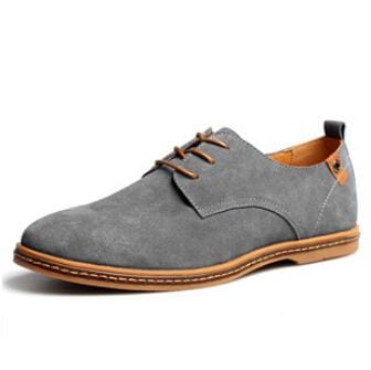 Suede Oxfords Men Leather Shoes