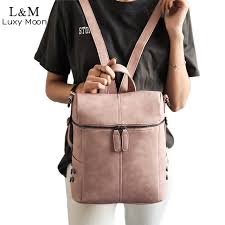 Women's Elegant Leather Backpack