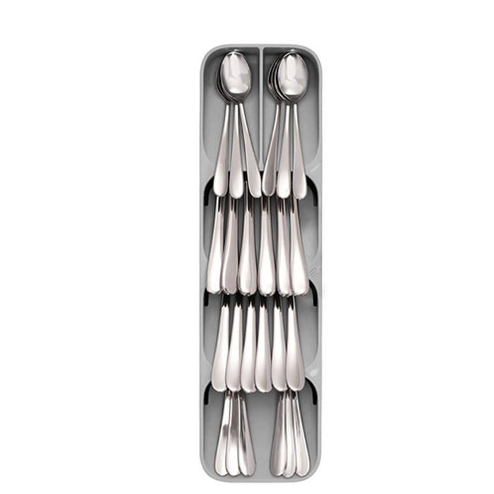 Stainless steel kitchen storage cutlery rack