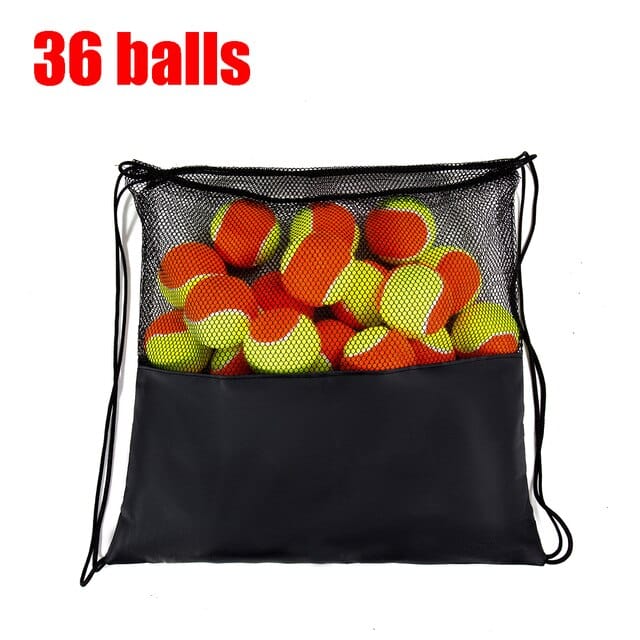 CAMEVIN Original Beach Tennis Balls 50% Pressure With Mesh Shoulder Bag -6, 12, 24, 36 Pack Sizes