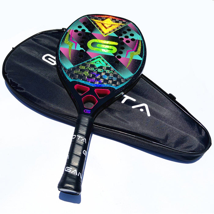 GAIVOTA  12K Carbon Fiber beach racket limited edition high-end racket with laser film 3D true color holographic technology-1pcs