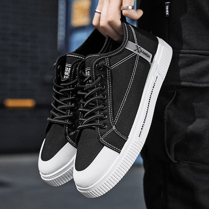 Breathable Canvas Sneakers for Men