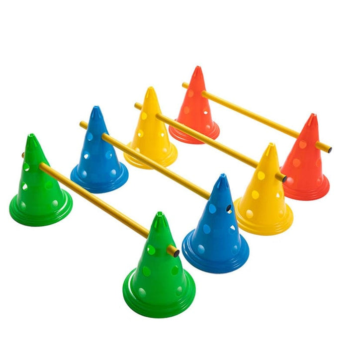 4Pcs Triangle Vertebral Ladder Cone Vertebral Disc Traffic Barricade Column Markers Football Training Children&#39;s Toys