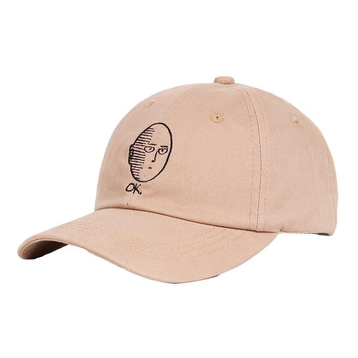 One Punch Man Dad Hat Anime Fan Embroidery Funny Hats For Women's Men Man Snapback Adjustable Unisex Leisure Baseball Cap TG0006