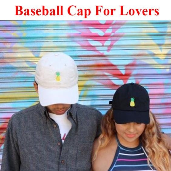 Baseball Cap Women Men Pineapple Embroidery dad hat Trucker Fashion Unisex Snapback hip hop cap Summer Hats Streetwear casquette