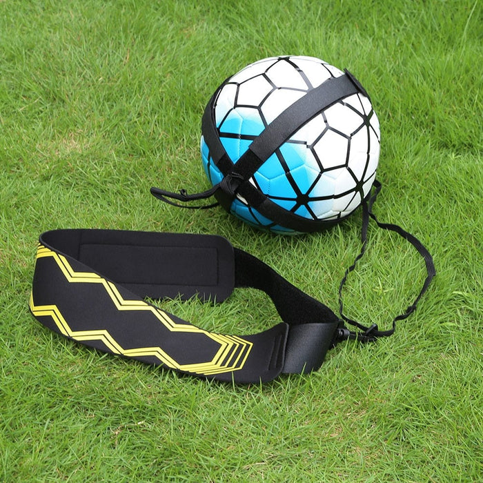 Adjustable Football Kick Trainer Soccer Ball Training Equipment Soccer Trainer Solo Practice Elastic Belt Sports Assistance