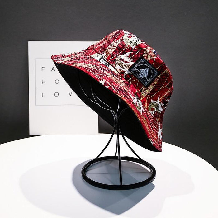 Soft Bucket Hat Man Women Outdoor Sports Hip Hop Cap Floral Double Side Summer Cotton Fishing Sun Hat Panama For Newest Hats