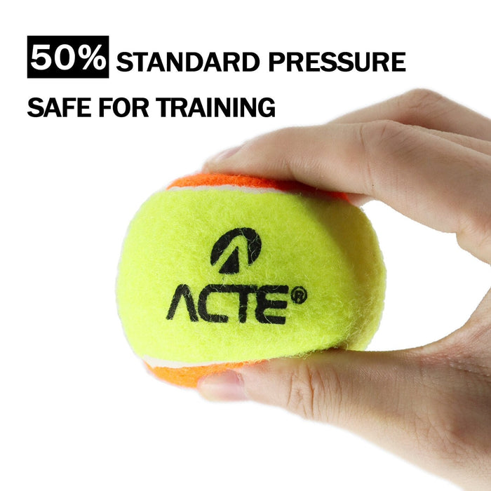 Beach Tennis Balls 9 Pcs Professional 50% Standard Pressure for Kids Tennis Accessories Training Balls with Box