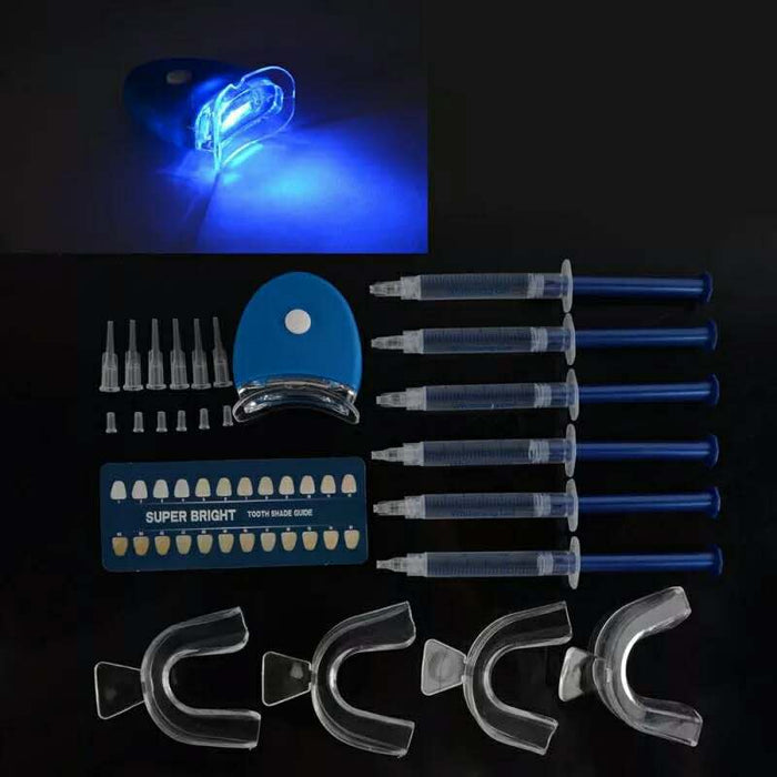 Top Quality Peroxide Teeth Whitening Kit Bleaching System Bright White Smile Teeth Whitening Gel Kit With LED Light Professional