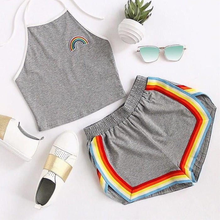 Lucky Charms Halter Top & Shorts Set