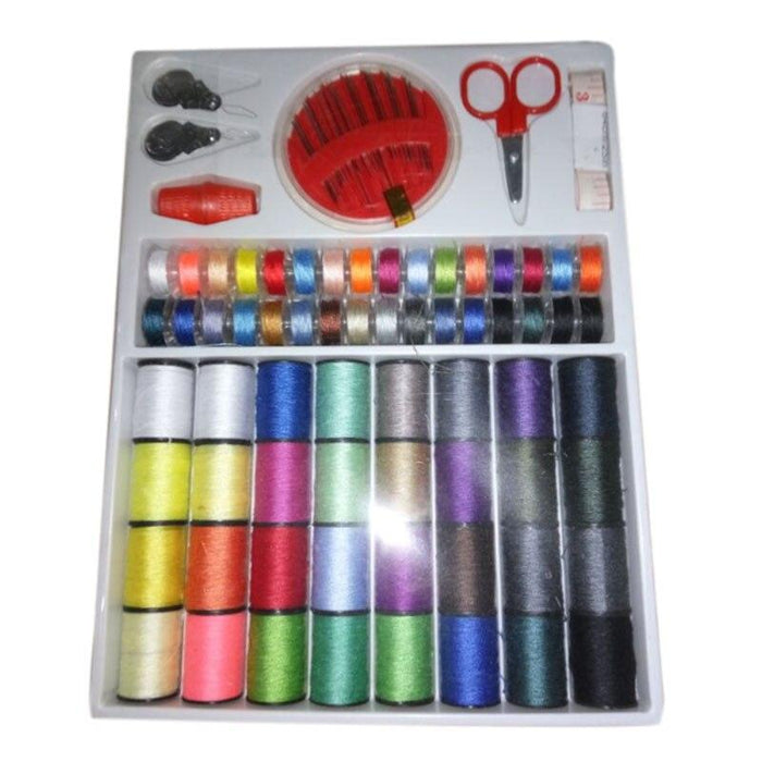 64 Thread Spools Sewing Kits Needle Tape Scissor Multifunction DIY Sewing Tools threads embroidery thread mulina sewing threads