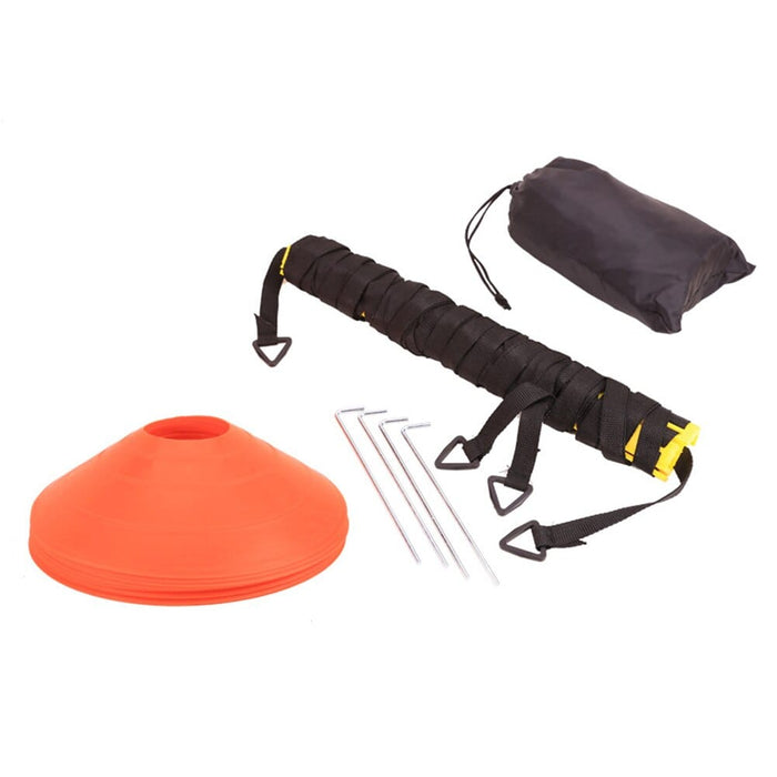 Football Speed Agility Ladder Soccer Training Kit with Resistance Parachute Bags for Easy Safety Exercise Accessories