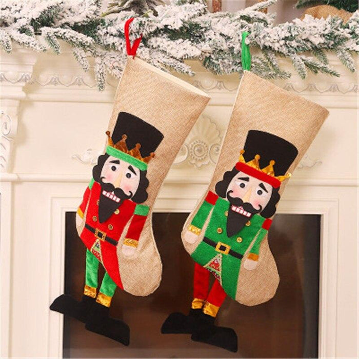 Christmas Socks Christmas Decoration for Home New Year Gift Bags Christmas Tree Decoration Merry Christmas Decor Navidad Kerst