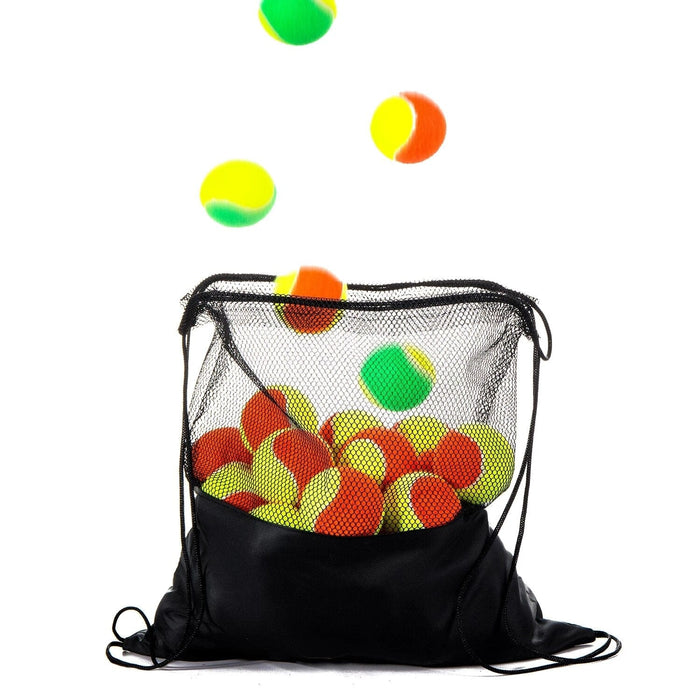 CAMEVIN Original Beach Tennis Balls 50% Pressure With Mesh Shoulder Bag -6, 12, 24, 36 Pack Sizes