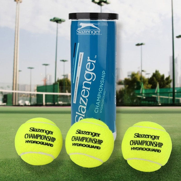 Tennis Ball Slazenger Championship 4 Cans 12 Balls with 3Pcs Grips Wimbledon Professtional Training Tennis Balls