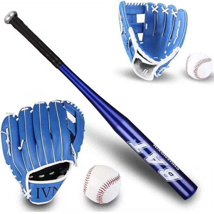 Baseball Sports Training Set Aluminum Alloy Baseball Bat Baseball Glove Softball Practice Equipment Home Personal Self-Defense