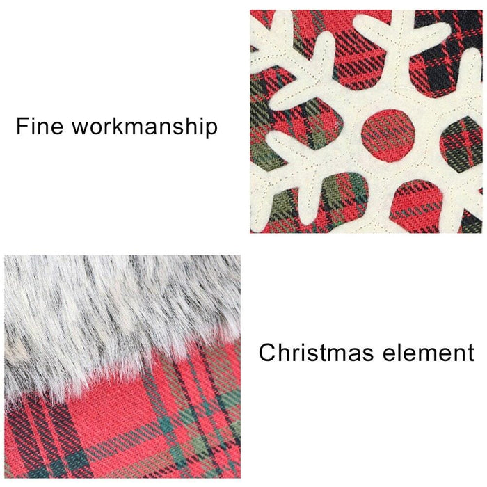 Christmas Stockings Gifts Cloth Santa Sack Socks Xmas Fireplace Gift Bag Christmas Gift Holders Socks Decoration Dropshipping