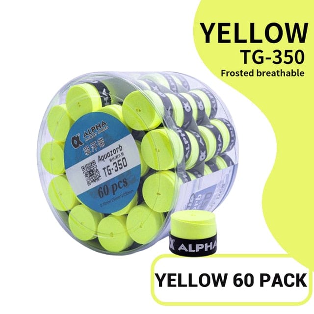 ALPHA Padel Grip Tennis Badminton Racket Overgrip 1050mm Anti-Slip Sweat-absorbent Dry Sticky Bike Fishing Rod Grip Tape 60Pcs