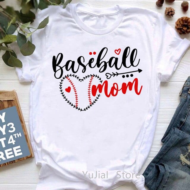 Golden My Mom The Real Queen Graphic Print T-Shirt Women Clothing Crown Super Mama Tshirt Femme Basketball Mother T Shirt Tops