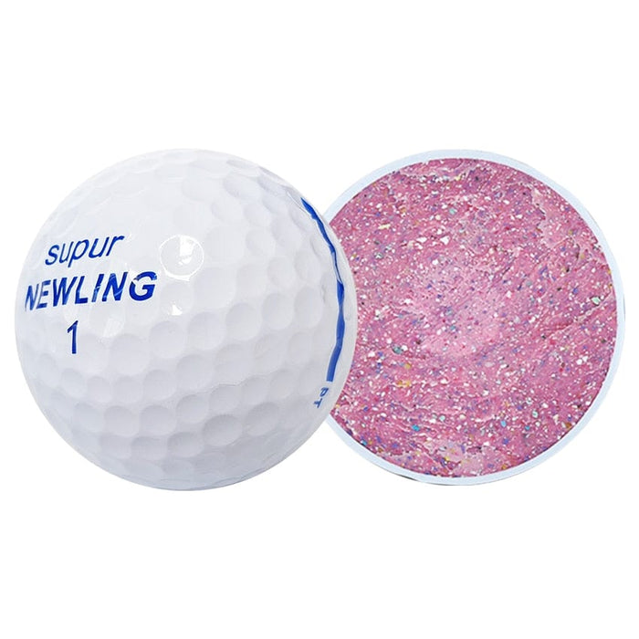 12pcs/box supur NEWLING Golf Ball Golf Bilayer Ball Game Ball Golf Super Long Distance Ball For All Golfers