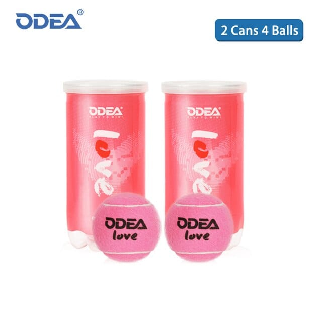 ODEA Tennis Balls 2 Cans ITF Approved Wool Felt Tenis Competition Training Pressurized Tenis Balls Passion Honor Air Love