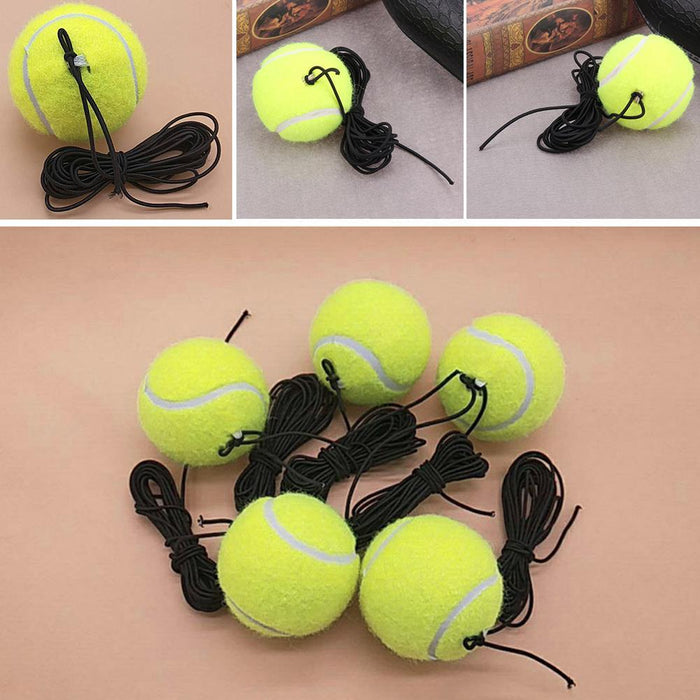 Professional Tennis Training Ball With Elastic Rope Rebound Practice Ball With String Portable Tennis Train Balls