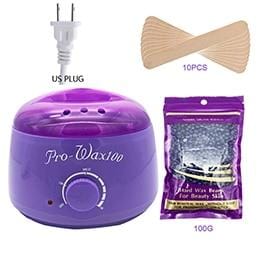 MEIERLI Paraffin Wax Heater Hair Removal Cream Heater 100g Wax Beans Wax Machine Warmer Heater Professional Mini SPA Hands Feet