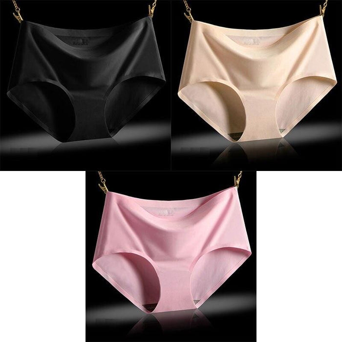 BZEL Hot 3Pcs/lot Sexy Panties Women's Set Panties Solid Female Underwear