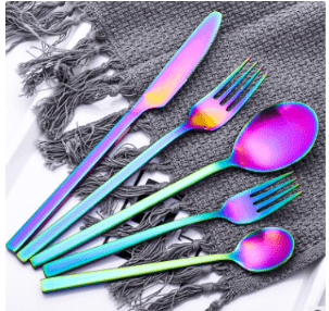 Colorful Romantic Dinner Set