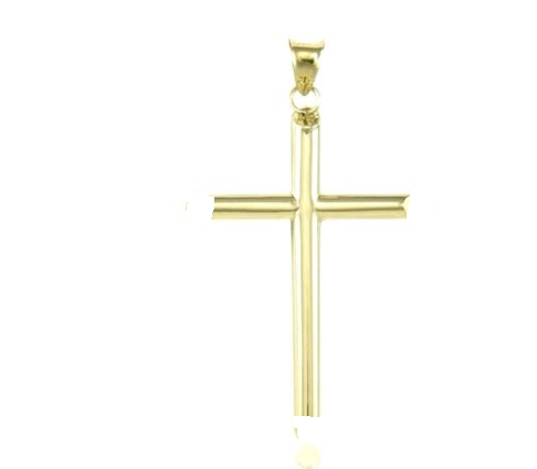 Cross necklace small Gold Cross religious jewelry