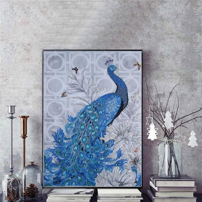 5D Painting Rhinestone Peacock