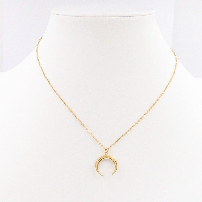 Moon Necklace Stainless Steel